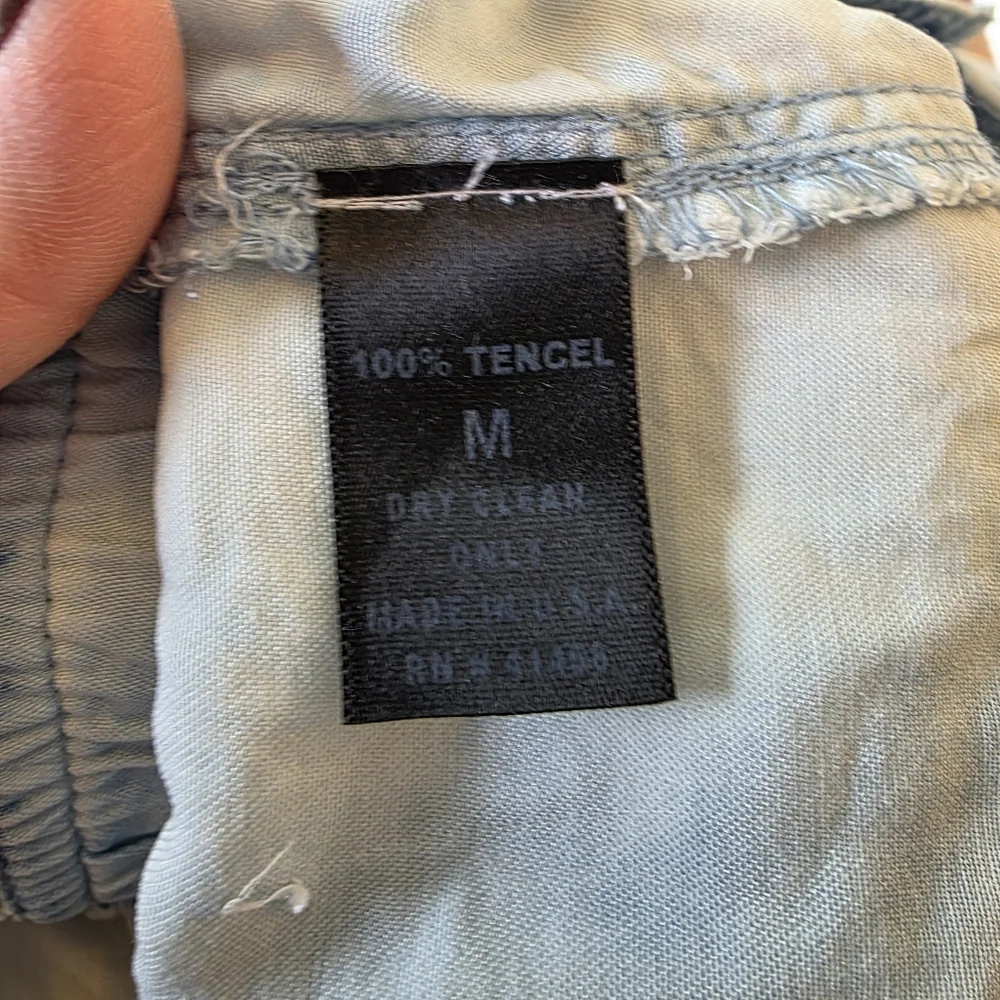 NWT The Nu Vintage Light Blue Tie Dye Cargo Pants Size Medium